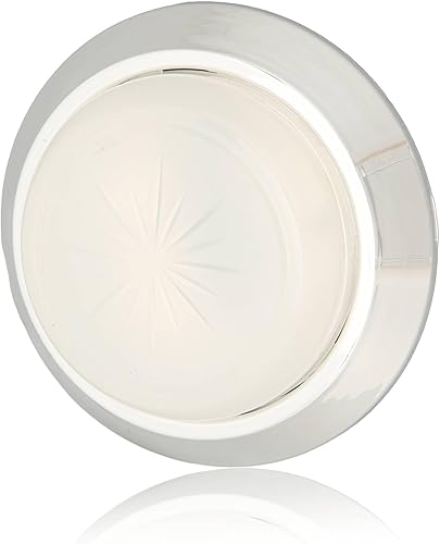 Luz de cúpula redonda, resistente ABS interior de repuesto de lente de cúpula de repuesto para Chevy Nova 1971-1979 y 1970-1981 8732777