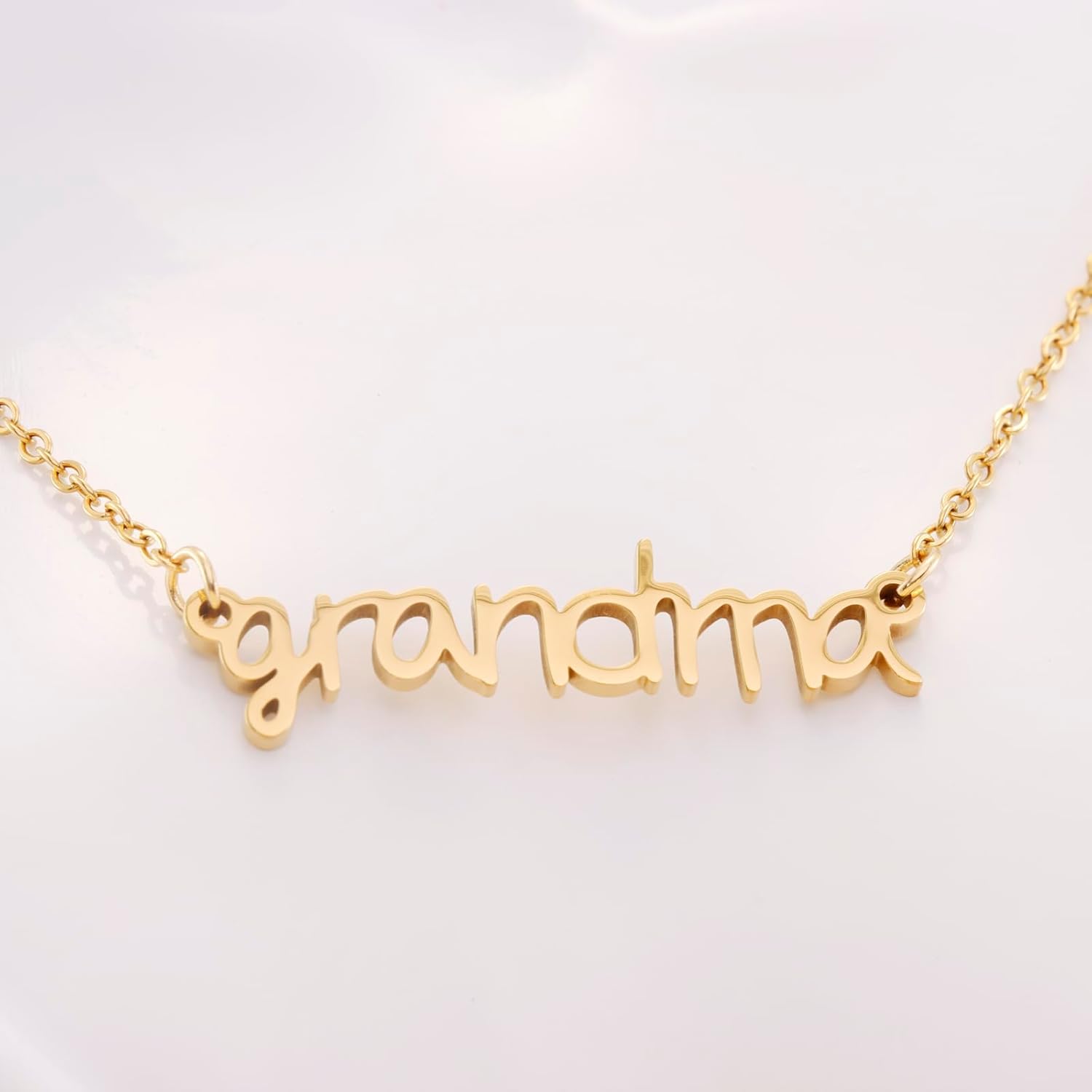 Kivosliviz Grandma Necklace for Women Gifts Mothers Day Jewelry for Grandmother Personalized Grandma Necklace - Image 6
