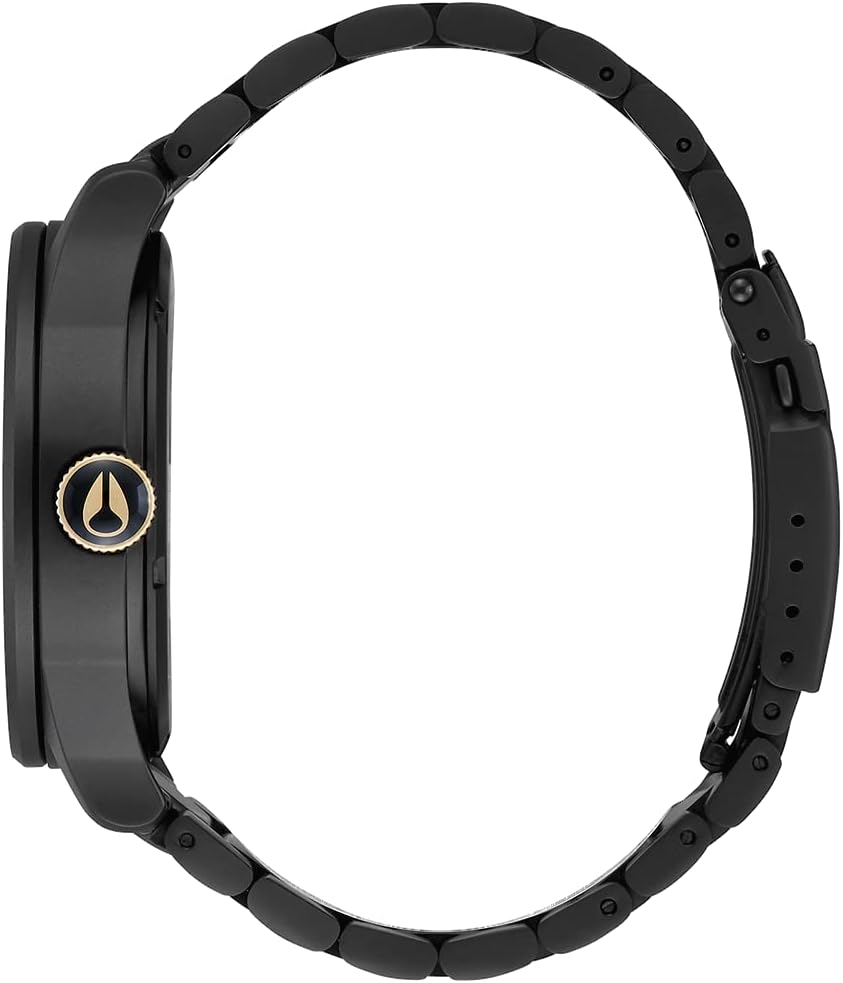 Side view of NIXON Sentry SS A356 watch with crown