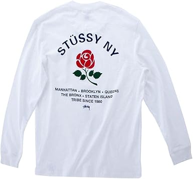 Amazon | [ステューシー] 長袖Tシャツ グラフィックプリント