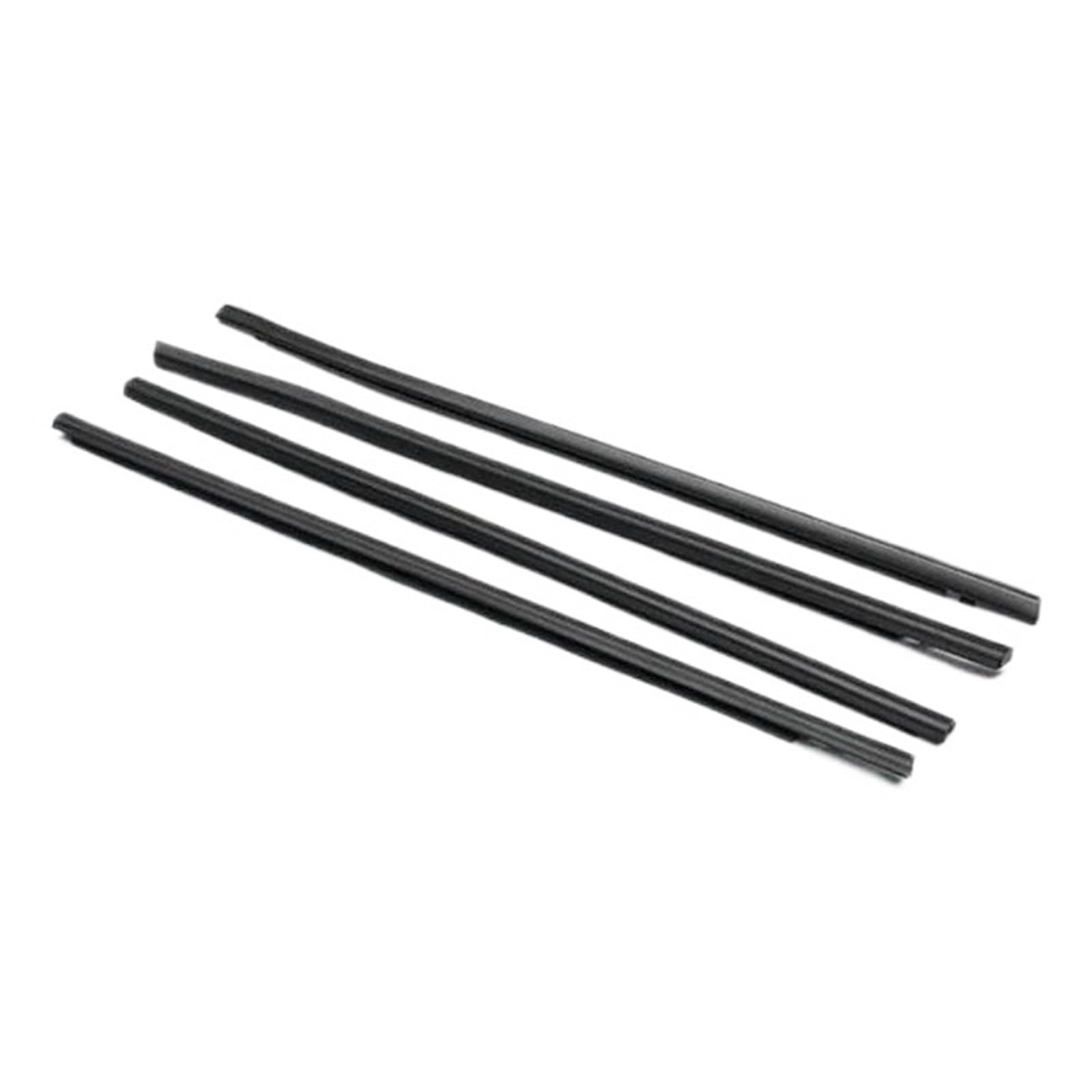 Car Weather Stripping for Civic Hatchback 2017 2018 2019 2020 Not for Sedan Weatherstrip Window Molding Trim 4Pcs 72950-TGGA01 Glass Rubber