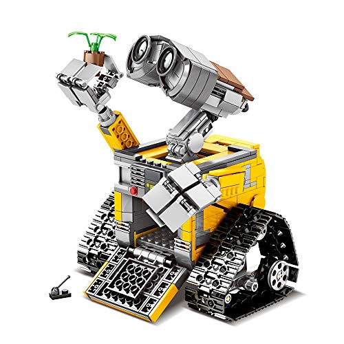 ElevenY 687PCS RC Robot Wall E Building Set Remote Control Blocks Kits Bricks Toy for Children Adult Birthday Christmas Collection Gift ( Size : Normal Version )