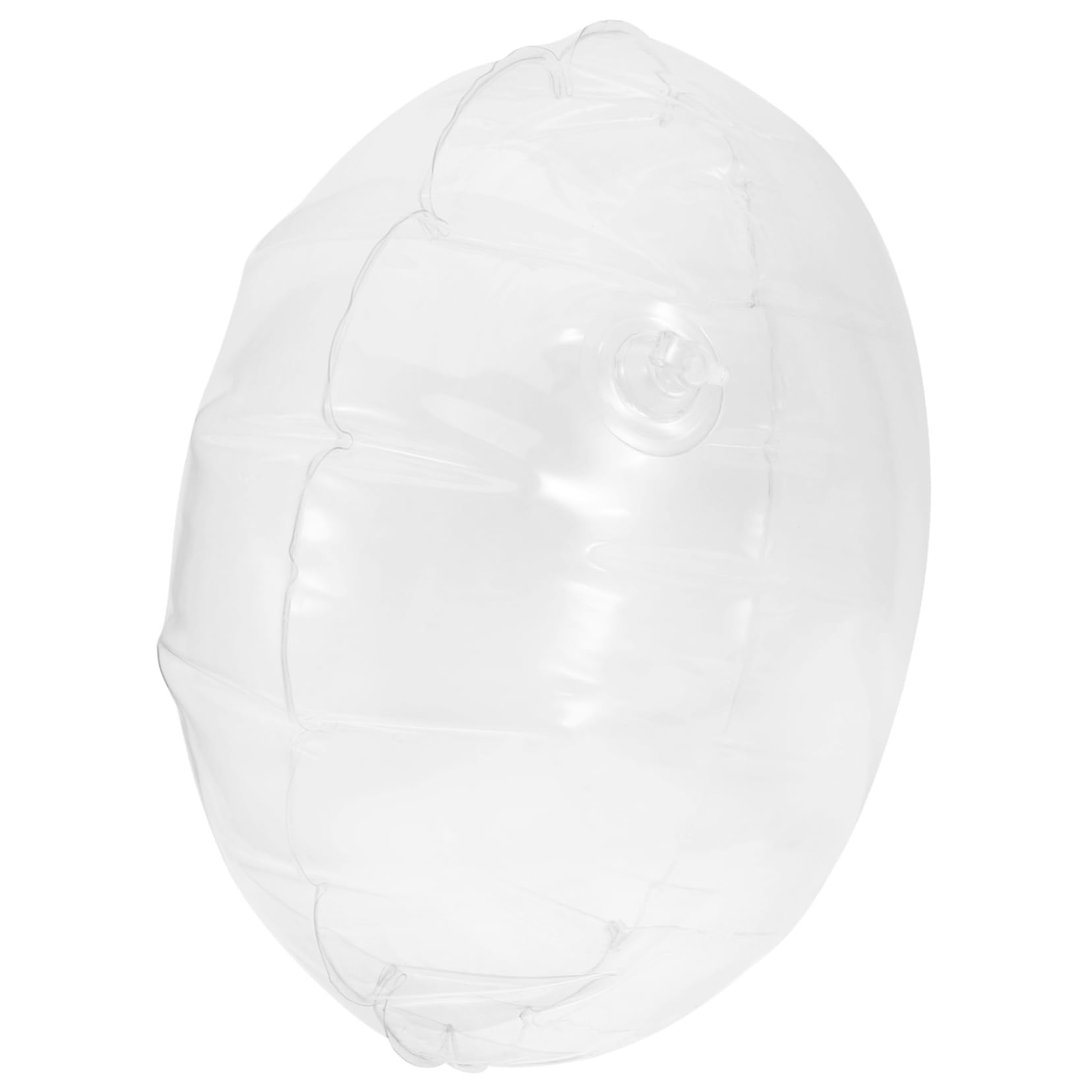 ULDIGI Inflatable Pillow Transparent Round Travel Cushion Portable Outdoor Insert for Camping Hiking Car Sofa Use Lightweight Material for Easy Cleaning and Comfort