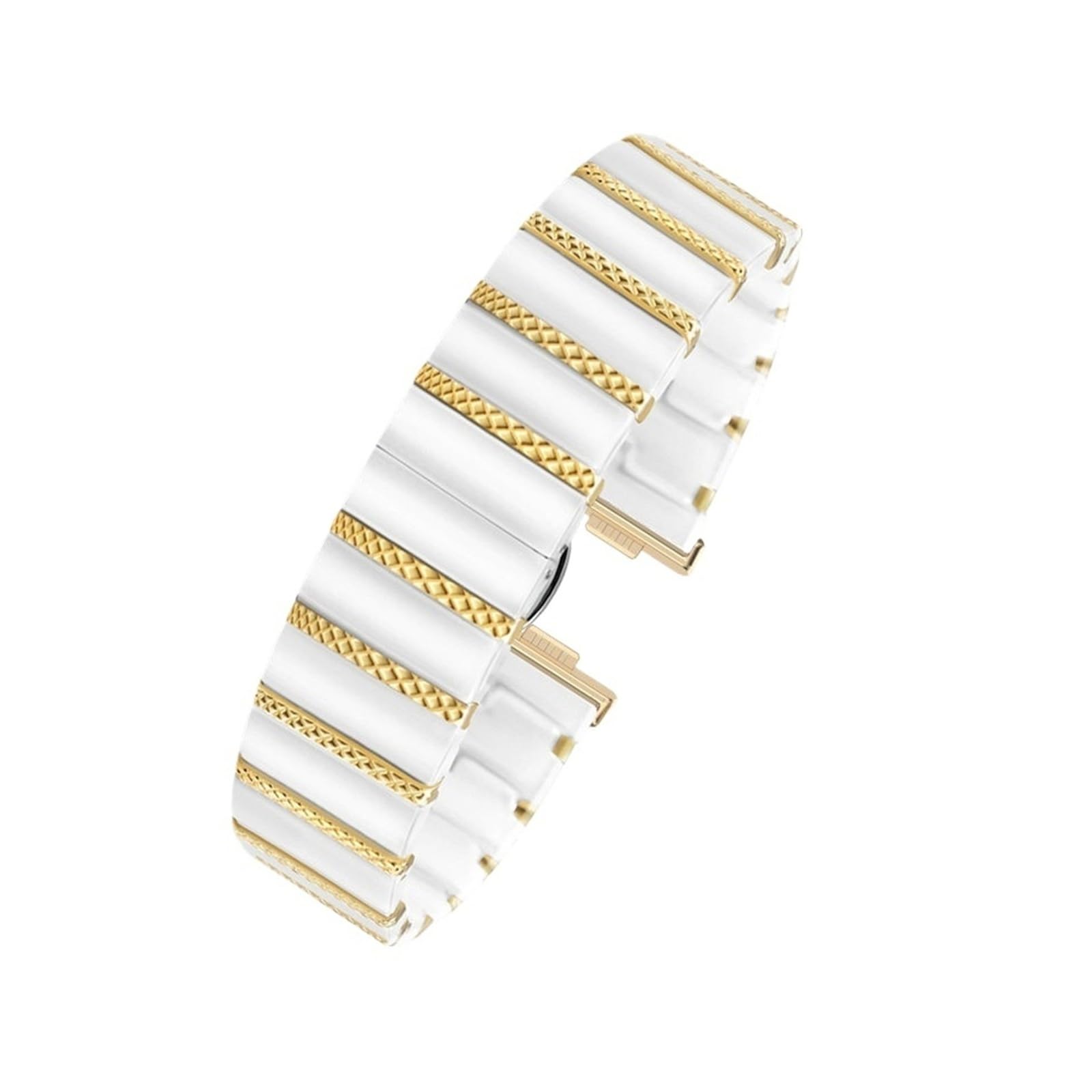 Ceramika+metalowy pasek For Huawei Watch Fit 5 5Pro 4 4Pro 3 bransoletka wymień pasek do zegarka