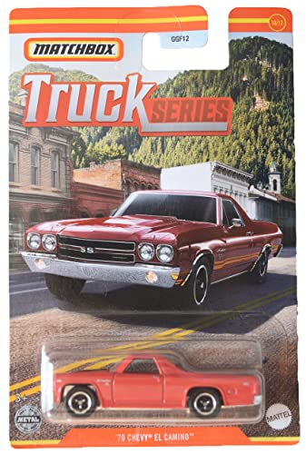 Hot Wheels Matchbox Chevy El Camino rojo miniatura 1