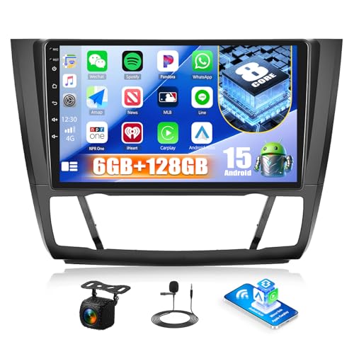 Radio GPS Bluetooth avec DSP et écran 9 pouces pour BMW E87 E81 CAMECHO Android 15