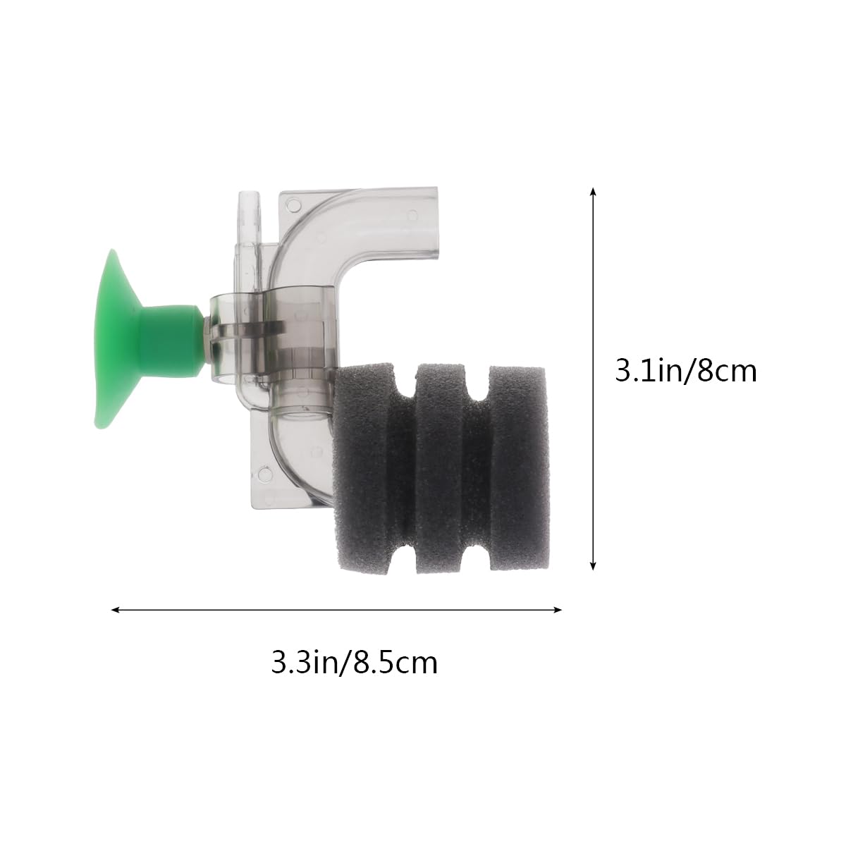 POPETPOP Filtro de esponja para acuario, mini filtro de esponja, filtro de aire para 3 piezas de miniesquina bioquímica para acuario de esponja, filtro de aire