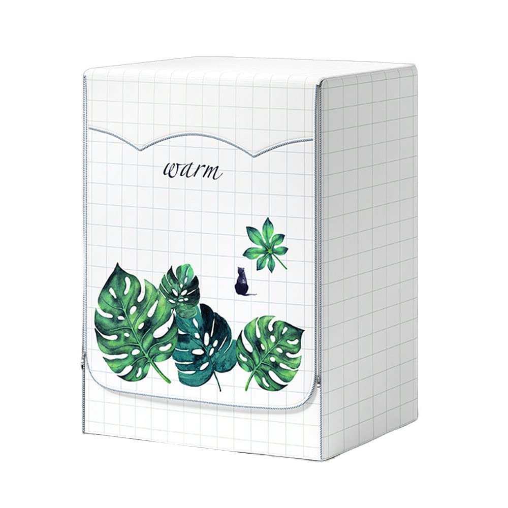 Odot Funda Lavadora Exterior Impermeable, Universal Antipolvo Cubierta para Lavadora y Secadora Carga Frontal, Funda de Protección Solar con Cremallera (L,Girasol Colorido) — view 8