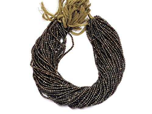 Perles en Oeil de Chat Naturel Vert facettées pour fabriquer un cadeau artisanal personnalisé