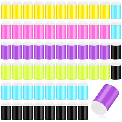 60 Pcs Finger Sponge Daubers Painting Sponge Craft Drawing Sponge Dauber Set Ink Blending Tool For Kids Adults Ink Stamping Diy Crafts Card Making Chalk Drawing, Assorted Colors #TOP3