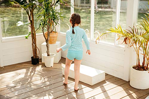 Image of VAENAIT BABY Girls Rash Guard Swimsuit UPF 50+ Long Sleeve Toddler Bathing Suit Ribbon Stawberry Floral Fruit for 2~8Years