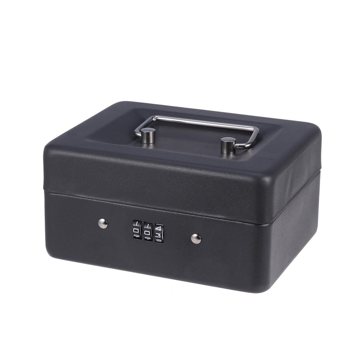 HOMSFOU Caja Caudales Combinacion Caja Con Cerradura De Combinación Cash Box Para Monedas Llaves Cheques