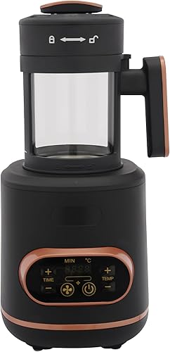 Coffee Bean Roaster, 1500W Home Electric Coffee Roasters with 3-Speed Fan & 32-464F Temp Control & LED Display & Timer, Auto & Manual Modes
