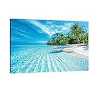 Amazon.co.jp: 海の風景 アートパネル 南国の海 ハワイ ビーチの