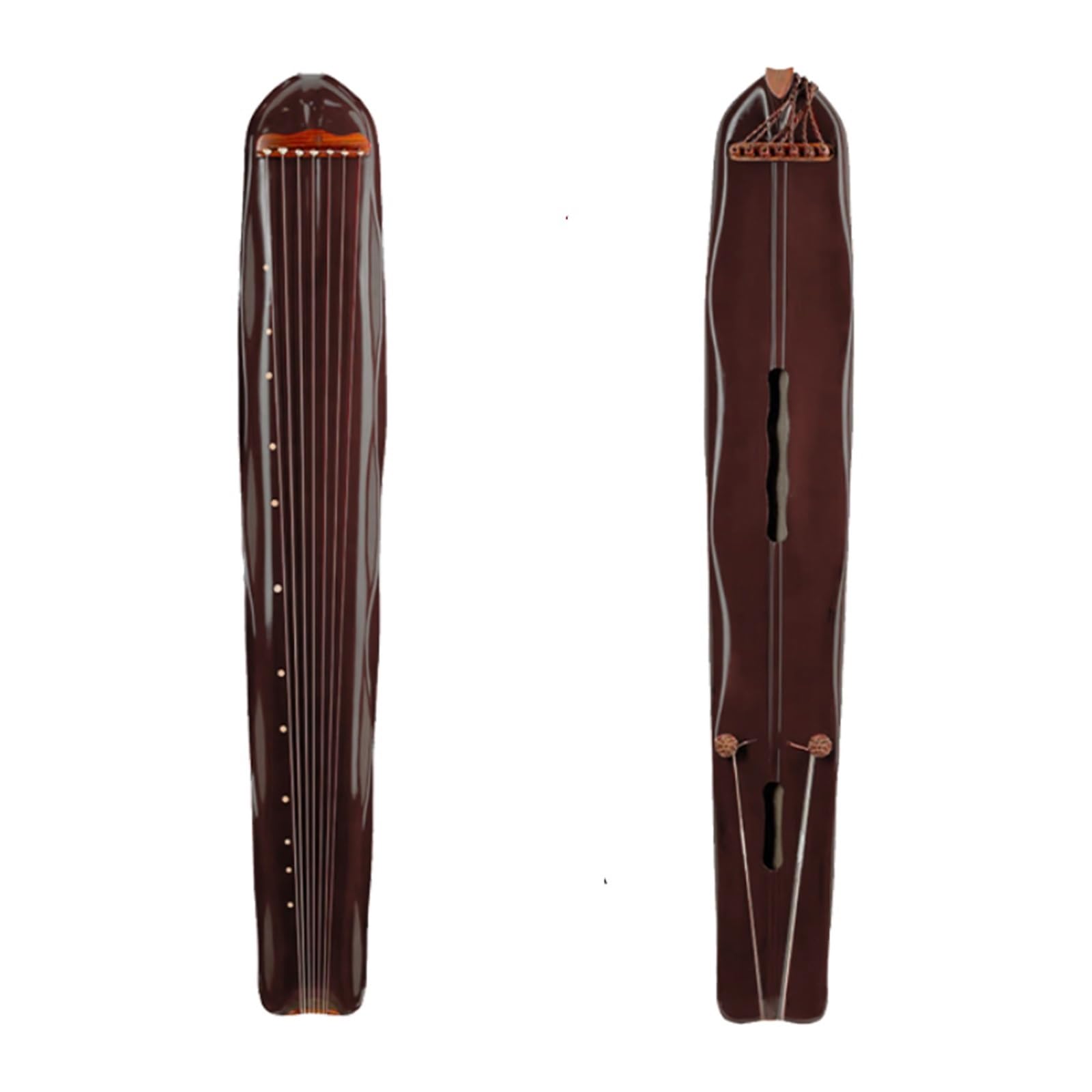 Bananenblatt-Guqin-handgemachter Lack Für Anfänger Rohlack Leistungsniveau Prüfung Alte Tanne guqin instrument(Banana Leaf)
