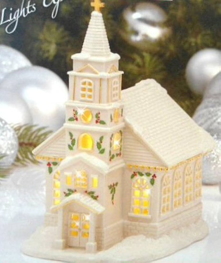 Amazon.com: Lenox Holiday Christmas Village Church Building