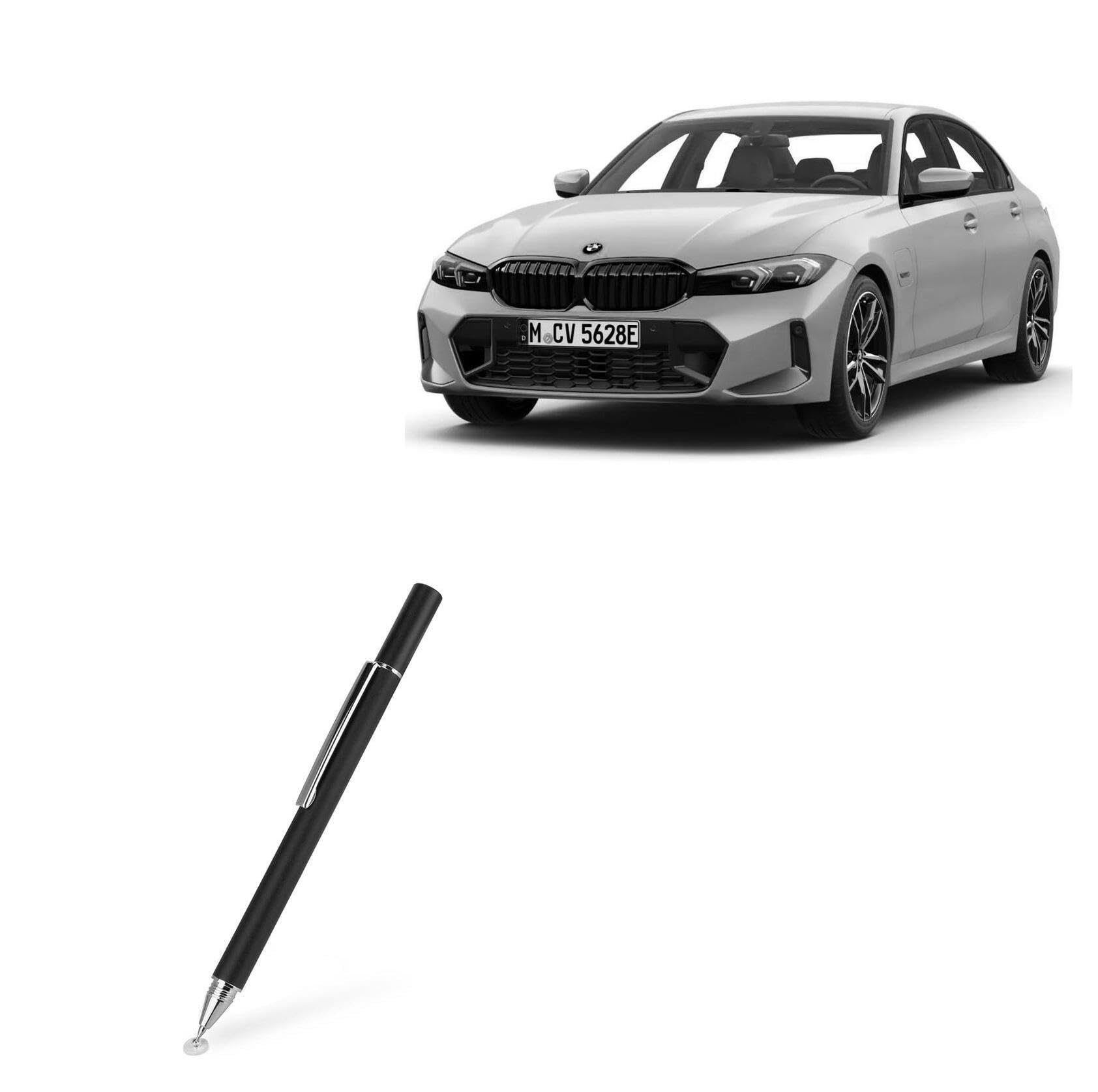 BoxWave Stylus Pen Compatible with 2024 BMW 330e Display (14.9 inches) - FineTouch Capacitive Stylus, Super Precise Stylus Pen - Jet Black