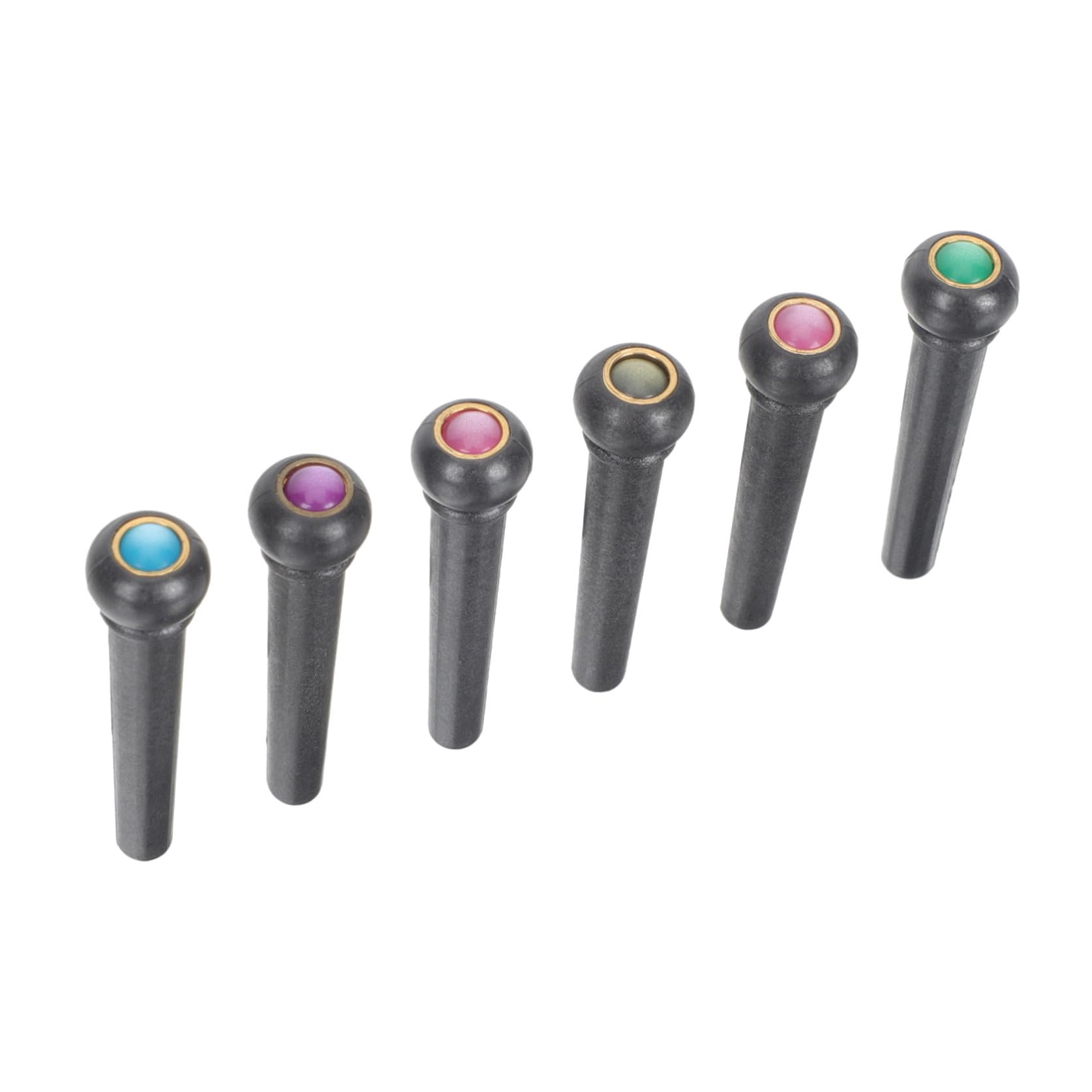 TOYANDONA 30pezzi Piroli Per Chitarra Folk Acciaio Da Accessorio Per Strumenti Musicali Pegs Per Corde Di Alta Qualità Per Chitarre Acustiche e Folk Facili Da Installare e Resilienti