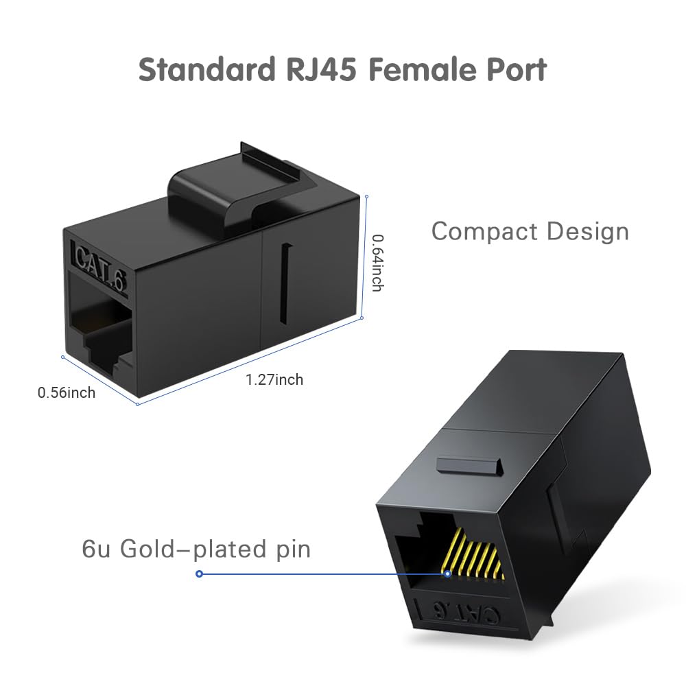 匿名配送❣️ RJ45 Cat6 キーストーンカプラー 25個パック　黄色 Amazon.co.jp: ZOERAX RJ45 Cat6 キーストーンカプラー UL規格