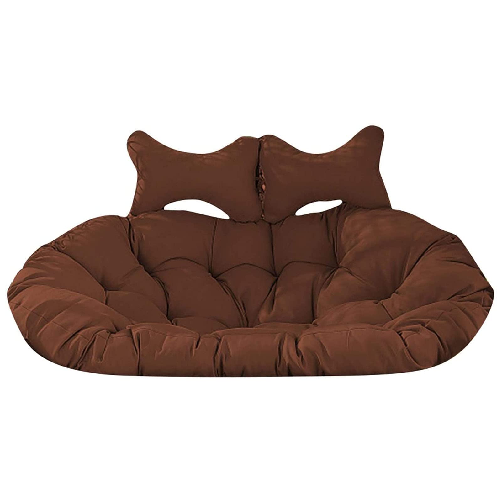 Balançoire Panier Suspendu Coussin de Siège Jardin Double Suspendu Oeuf Chaise Coussins Patio Jardin Meubles Coussin pour Décoration Intérieure (Seulement Coussin)