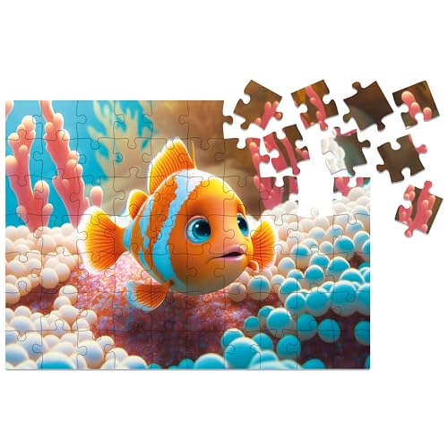 Milliwood Yuppie Cutie Series, Clownfish, Jigsaw Puzzles with an Adorable Artwork, Entertainment for the Whole Family