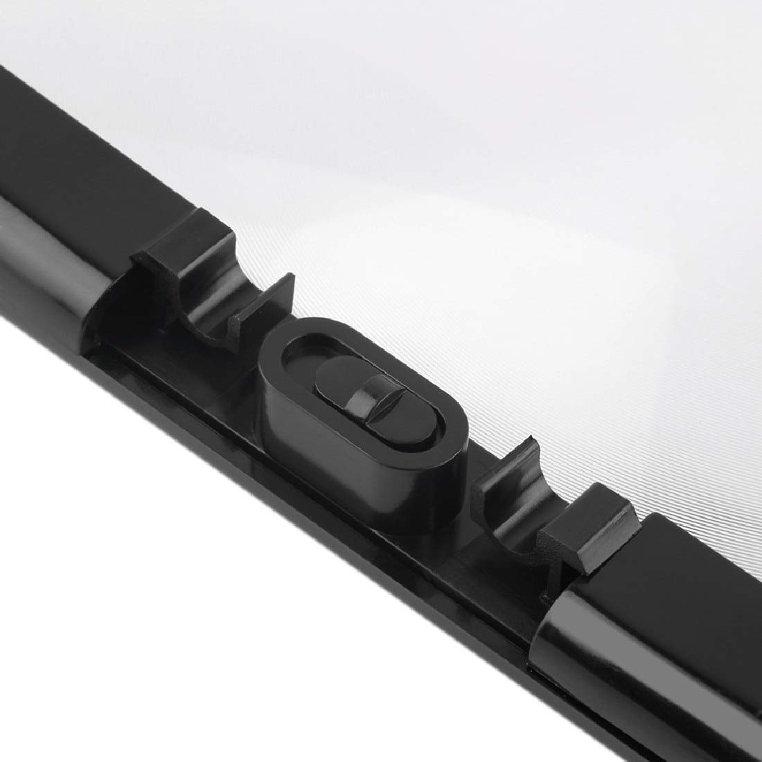 Tools 3X Faltbare Lupe zum Lesen mit 4 LED-Leuchten, ultradünne A4-Ganzseiten-große PVC-Lupe, freihändige Vergrößerung