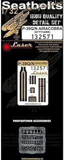 HGW 132571 1/32 Seatbelts for P-39Q/N Airacobra pre-Cut Laser Kittyhawk