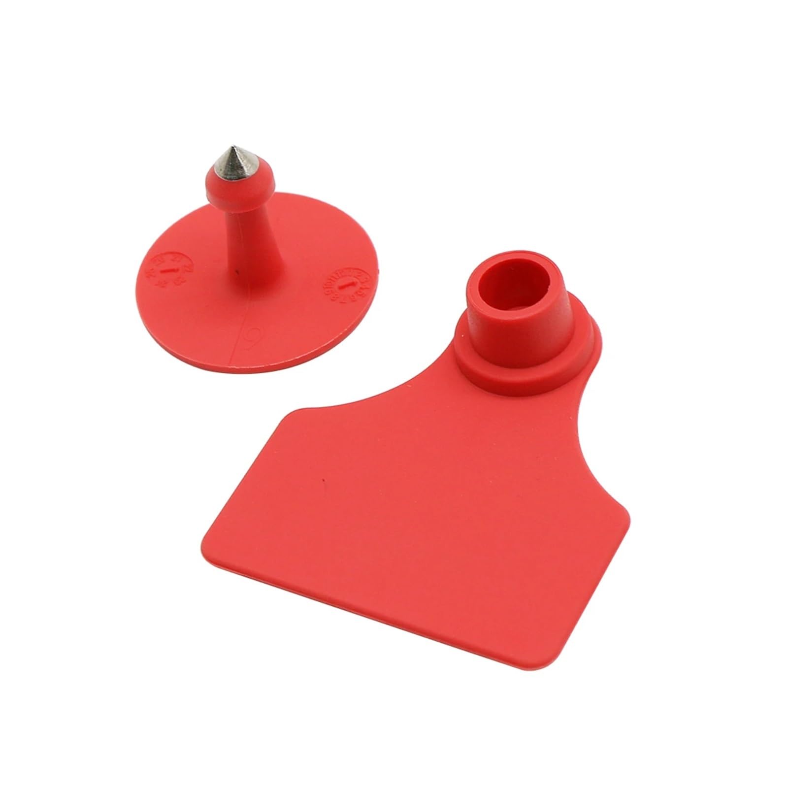 Set di 150 targhette per orecchie vuote per bestiame, marcatori per orecchini, per bovini, mucche, suini, cervi, cammelli, cavalli (giallo)