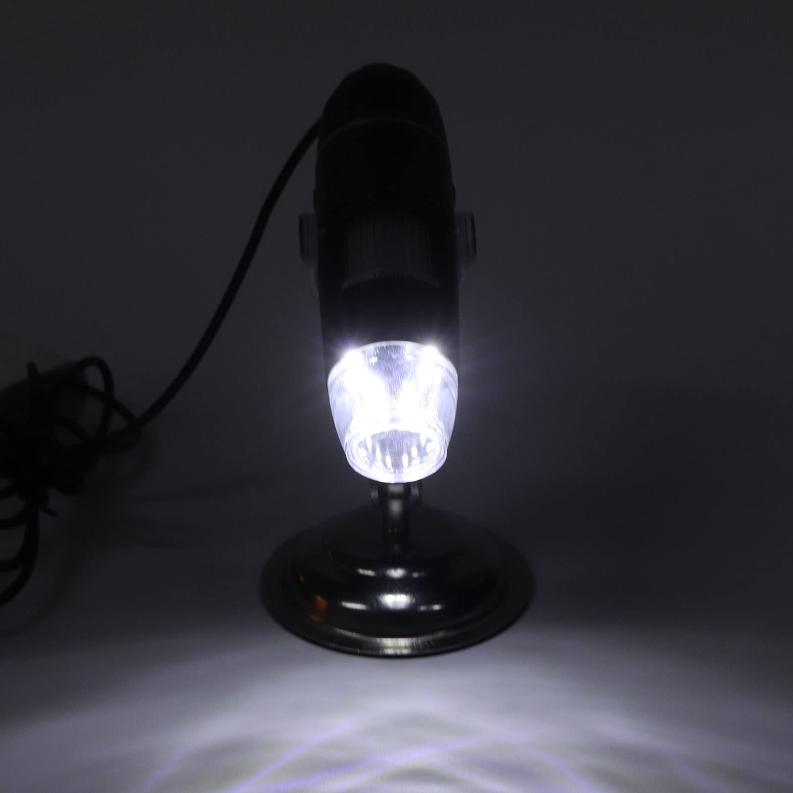 Bezprzewodowy Mikroskop Cyfrowy, Wykrywacz Skóry Głowy, Analizator Stanu Mieszków Włosowych, Powiększenie 1000X LED Light Clear Images, do Tabletu