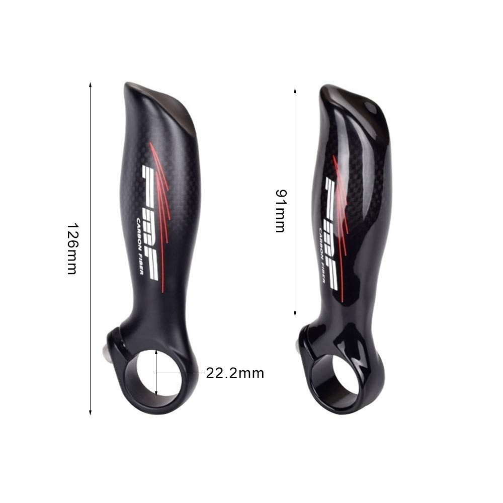 Fahrradlenker Hörner, 1 Paar Fahrrad Mountain Bike Bar Ends, MTB Lenker Ende Aluminiumlegierung Sicherheit Griffe 22,2 mm Sport & Freizeit