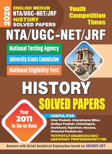 Image of UGC NET JRF History Previous Year Solved Papers 2026 English Medium