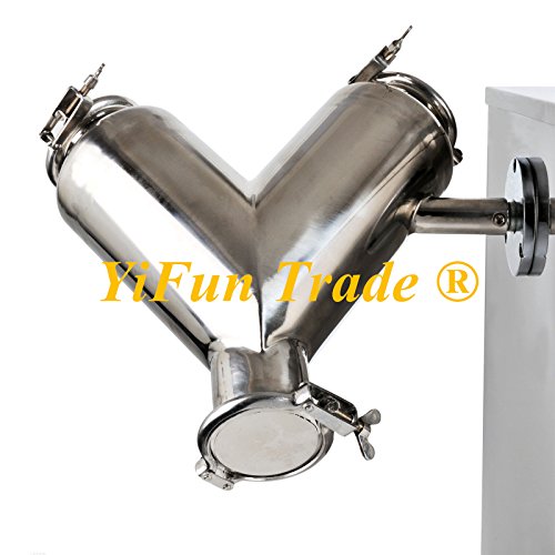 Step-by-step powder blending process using V Type Powder Blender