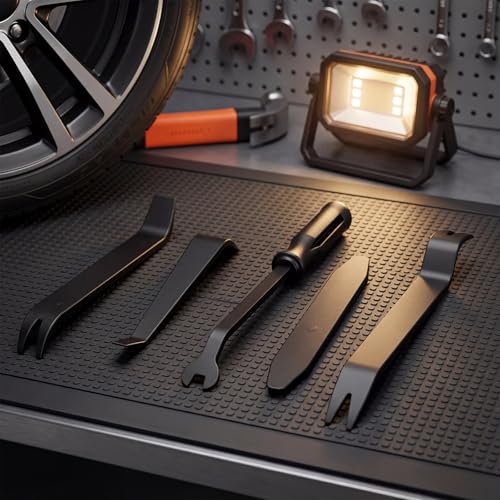 RJTCXJS Lot de 5 outils de démontage de voiture - Outil de levier - Cales décoratives – vue 6