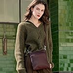 befen Genuine Leather Small Crossbody Purses for Women Travel Cross Body Bags Lightweight with Adjustable Shoulder Strap