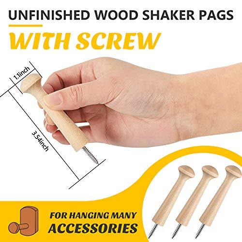 Wooden-Shaker-Peg-Wood-Screw-on-Shaker-Pegs-29-Inch-Long-Unfinished-Wood-Shaker-Racks-for-Hanging-Clothes-Hats-Towel-and-More-DIY-Paint-Color-10-Pieces