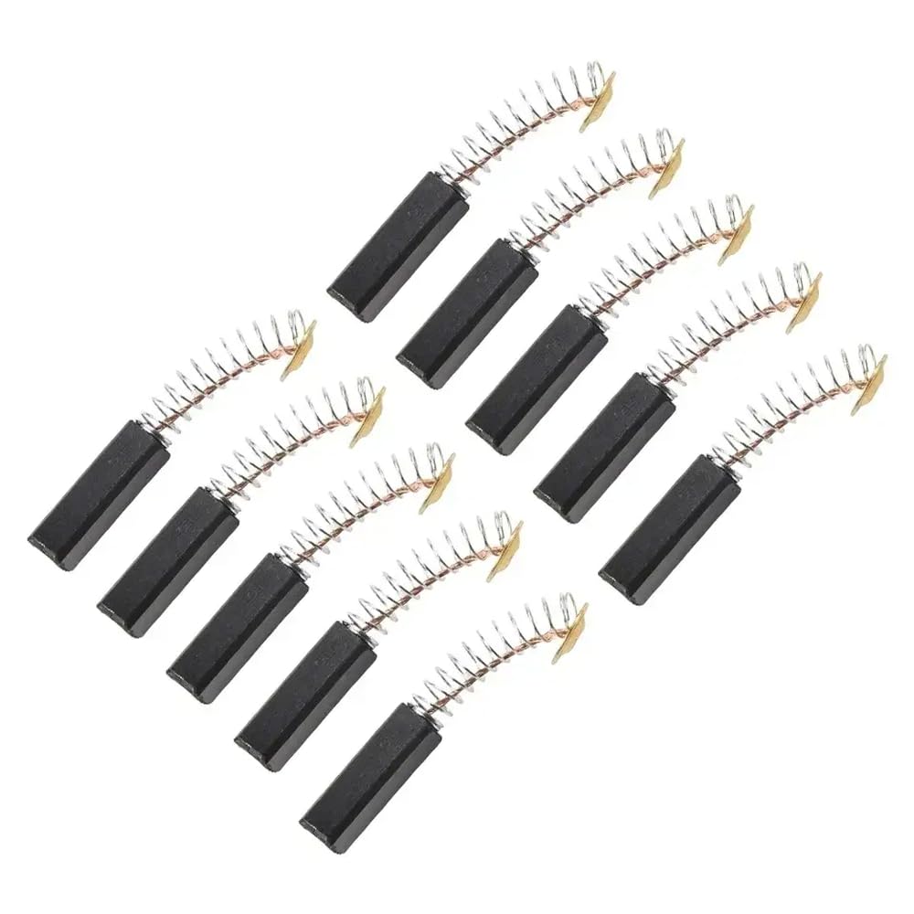 20 szt. 5 x 8 x 15 mm szczotka węglowa szczotka do silnika szczotka węglowa kompatybilna z modelami szlifierek kątowych, takimi jak CSB 650 2 RE CSB 650 2 RET akcesoria zamienne do elektronarzędzi