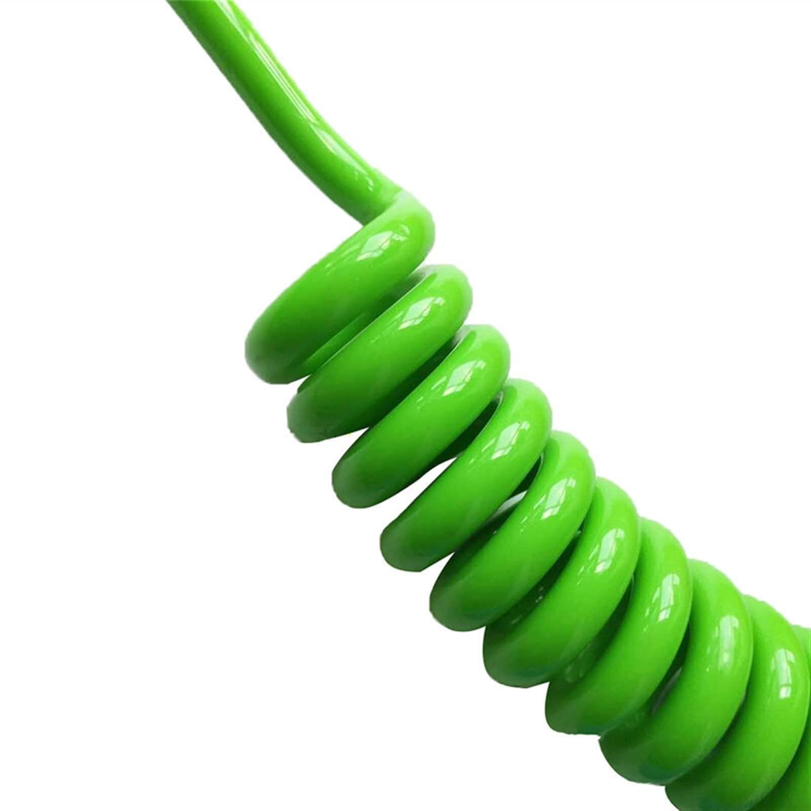 Surf Leine 10ft 7mm Surfbrettleine Premium Surfen Fußseil für Kurzbrett, Longboard, SUP Paddel Board SUP Leash. (Color : Green)