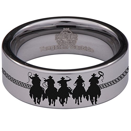 Carbure de tungstène argent bague élégante et durable