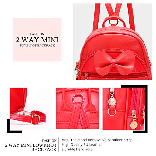 Image of KL928 Handbag For Women And Girls | Ladies Purse Faux Leather Satchel Bag | Woman Gifts | Wedding Gifts For Women | Women 3 Compartments Bag (rWine) (Red-01)
