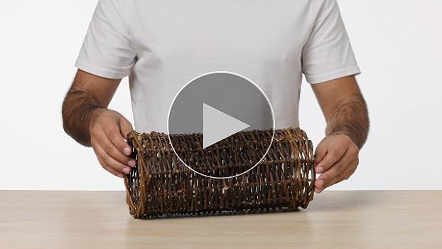 Hamster Obstacle Course Tunnel, Hamster, En Osier, ø 10 × 25 Cm