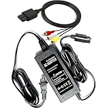 HEORLD AC Power Supply and AV Cable for Gamecube, AC Power Supply Adapter for Gamecube NGC System,Power Cord Compatible Nintendo Gamecube Console