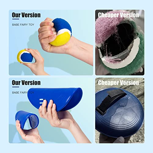 Image of EVERICH TOY Toss and Catch Ball Game Set, Upgraded Sticky Paddle Ball Set for Kids & Toddlers, Sturdy & Water-Resistant Outdoor Backyard Beach Pool Toy, Birthday Gift for Boys Girls Ages 3-12