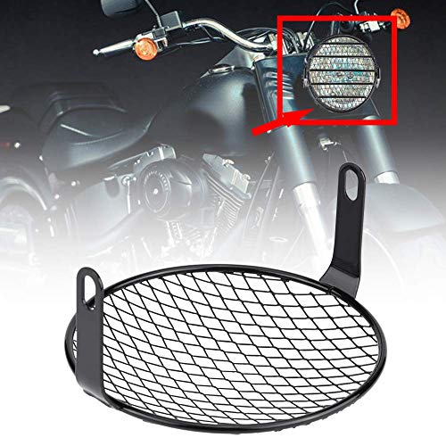 Grille de phare de moto KIMISS oblique pour protéger l'optique des chocs