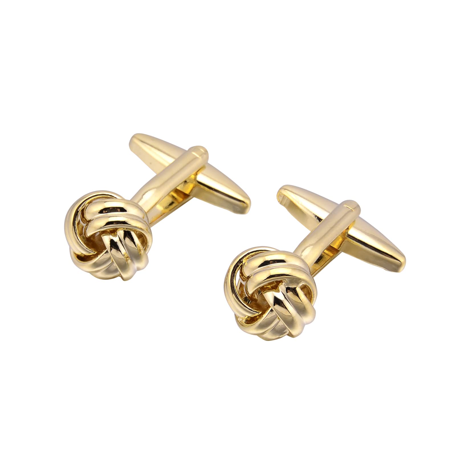 JonwoKnot Cufflinks in Gift Box Cuff Links for Men Lady Daily Wear Business Wedding Party Tuxedo Shirt Birthday Gift