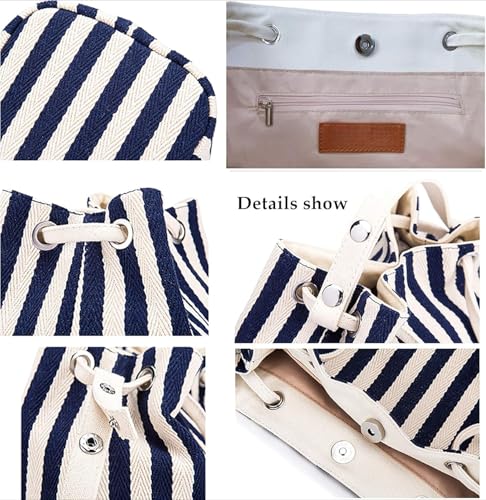 Bolso Tote de Lona para Mujer, Pequeño a Mediano, Uso Diario miniatura 5