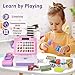 LINFUN KIDS Máquina Registradora Juguete Infantil con Escáner con Luz y Sonido Shop Juego de rol Regalos para Niños y Niñas Rosa Imagen de LINFUN KIDS Máquina Registradora Juguete Infantil con Escáner con Luz y Sonido Shop Juego de rol Regalos para Niños y Niñas Rosa