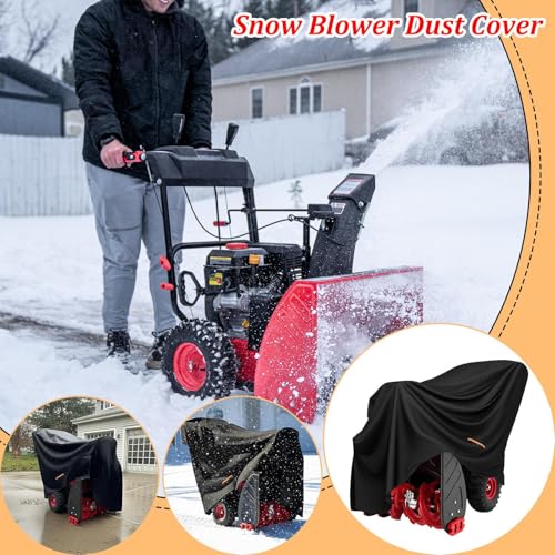 Housse de déneigeuse imperméable bâche protection souffleuse à neige - 3