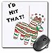 Price comparison product image 3dRose mp_102584_1 8 x 8-Inch Funny Id Hit That Pinata Humor Mouse Pad