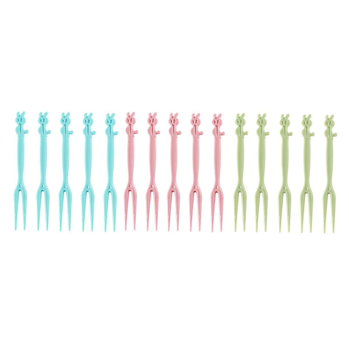 Garneck Compact Lightweight 150 Pcs Fruit Fork Set Fork Sushi Sticks Appetizer Picks Disposable for Snacks