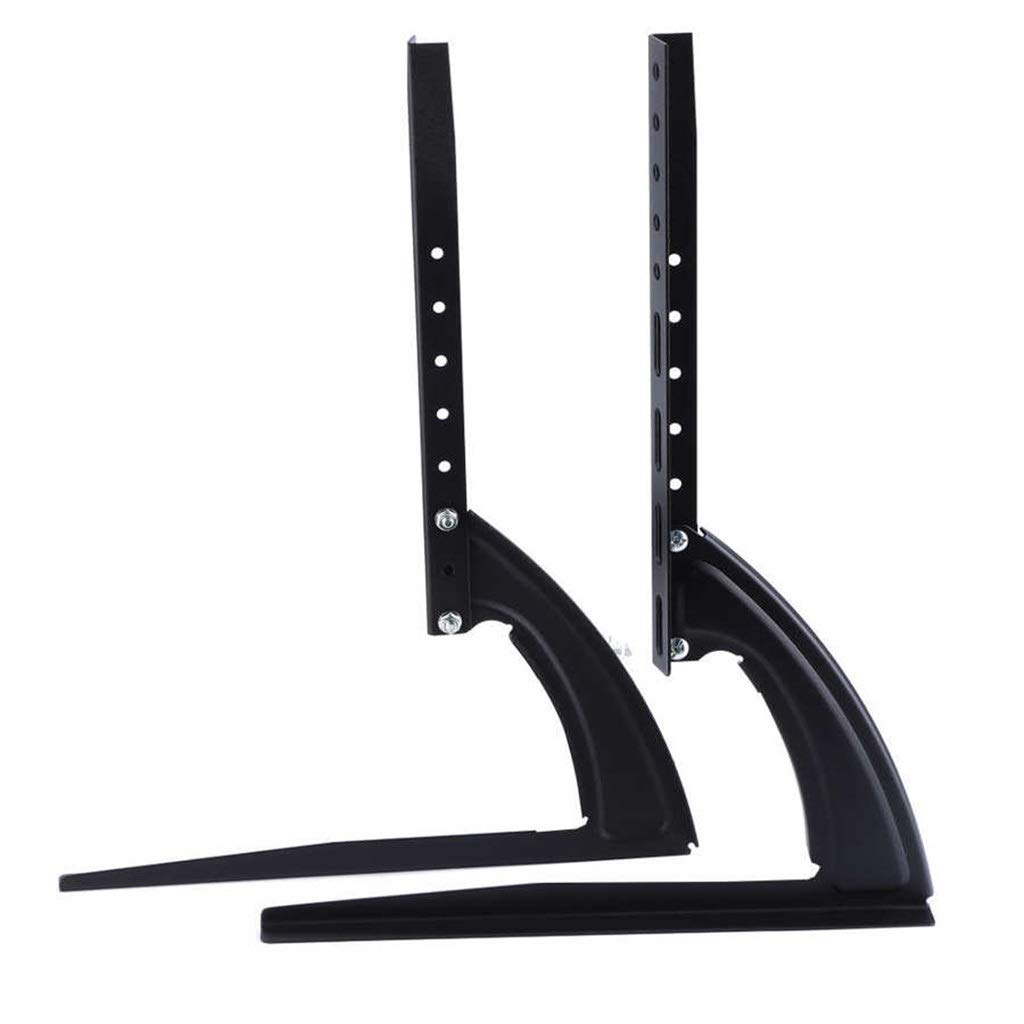 Support TV Universel en métal noir sur table pour écran plat LCD LED